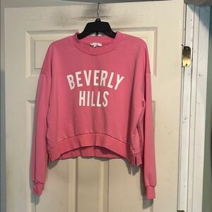 Gb Fashion Beverly Hills Pink Sweatshirt Size Medium
